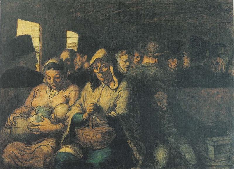 unknow artist Third-class compartment oil painting image